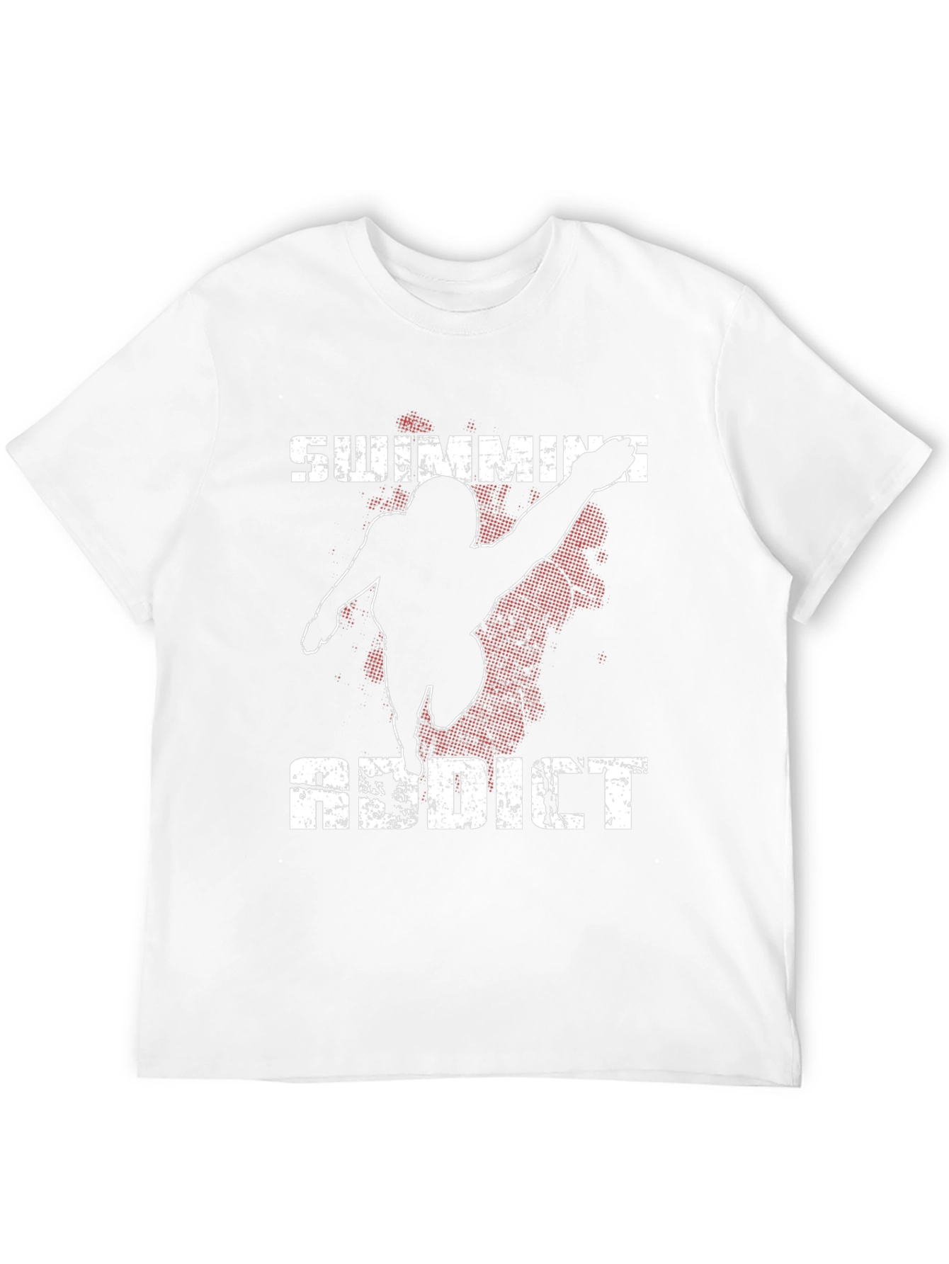 Swimming Addict Black T-Shirt