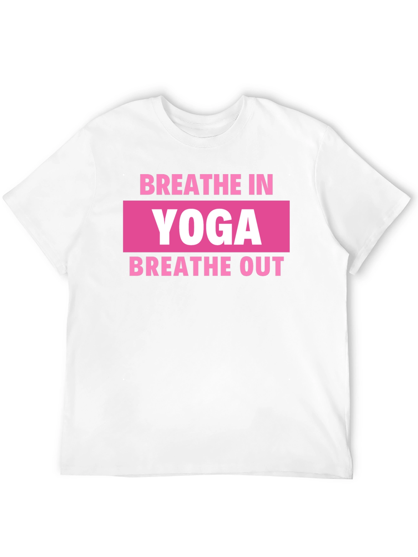 Yoga Breathe In Breathe Out Graphic Tee