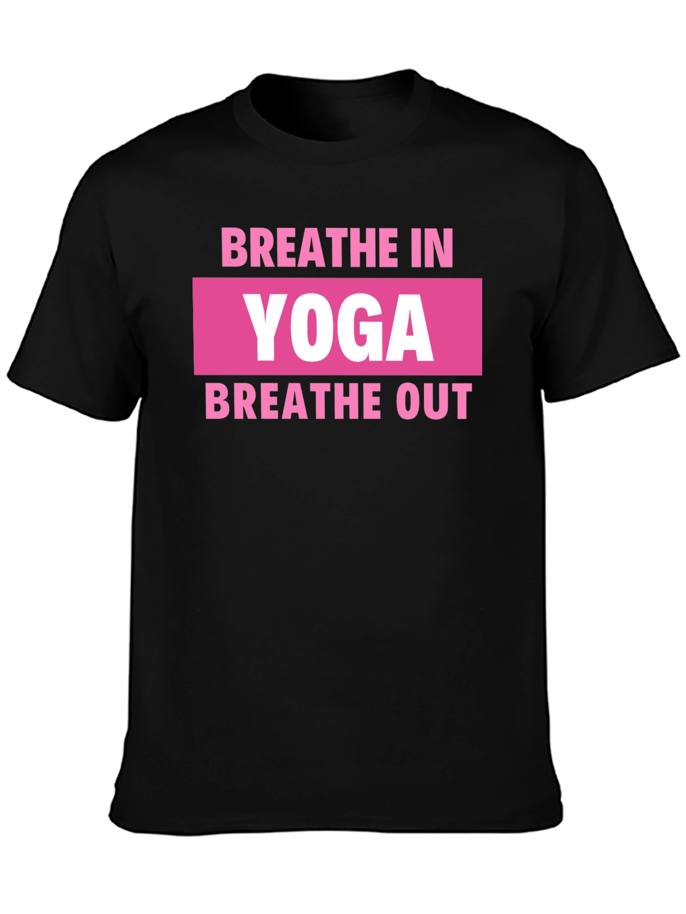 Yoga Breathe In Breathe Out Graphic Tee
