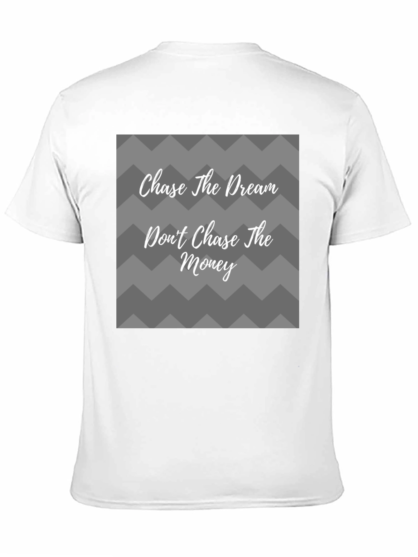 Chase the Dream Black Graphic T-Shirt