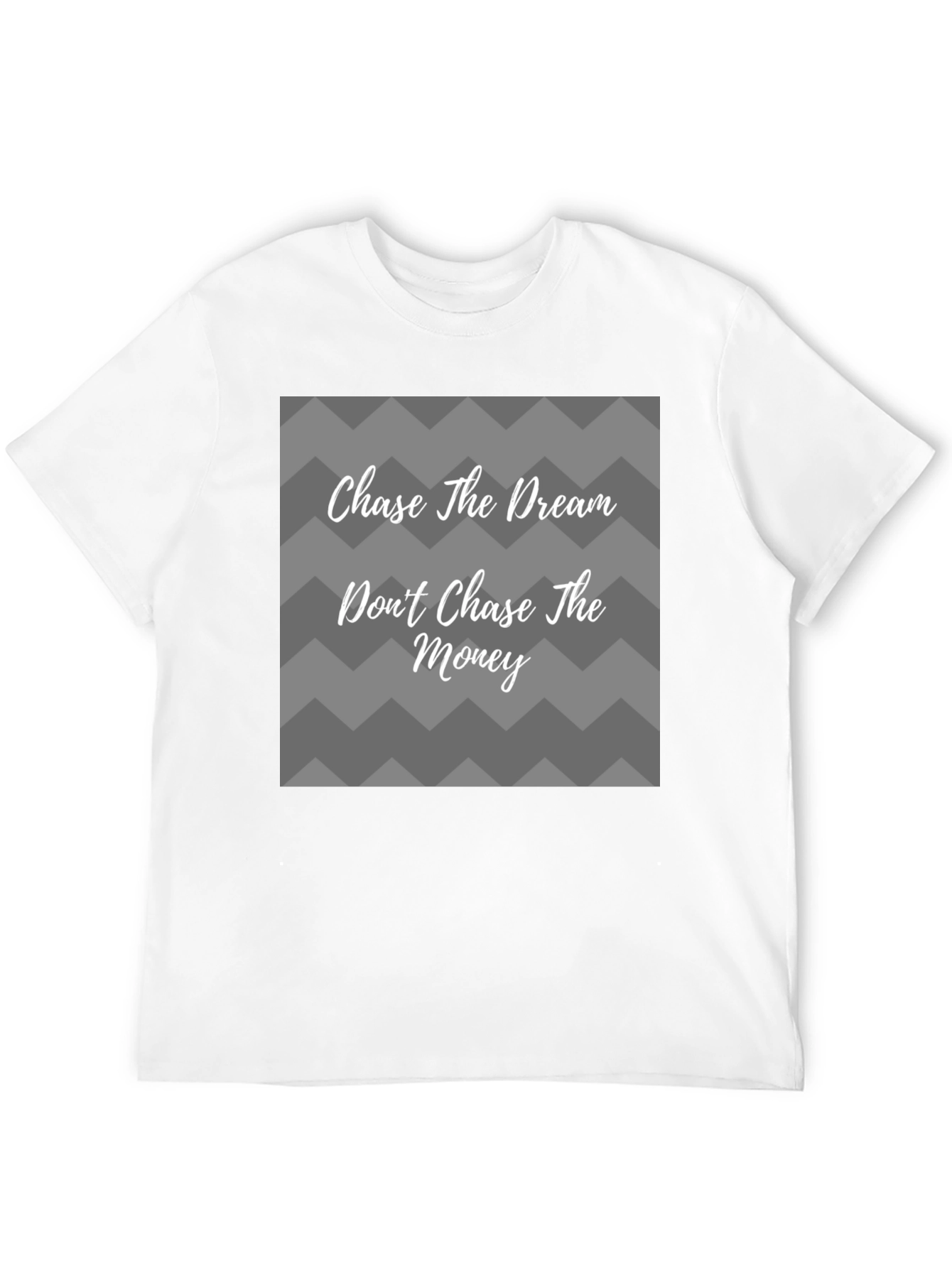 Chase the Dream Black Graphic T-Shirt
