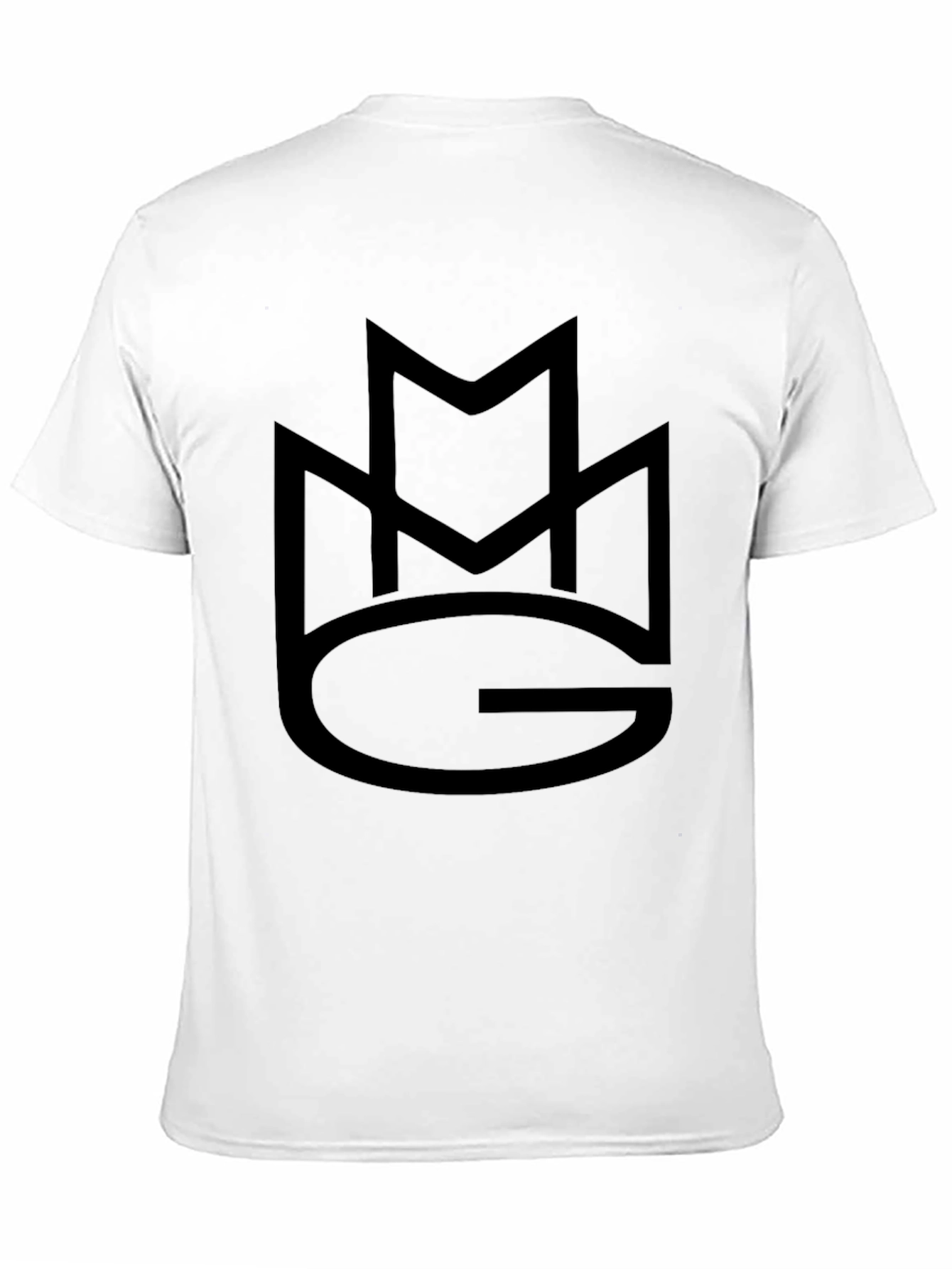 Monogram Logo Graphic Black T-Shirt