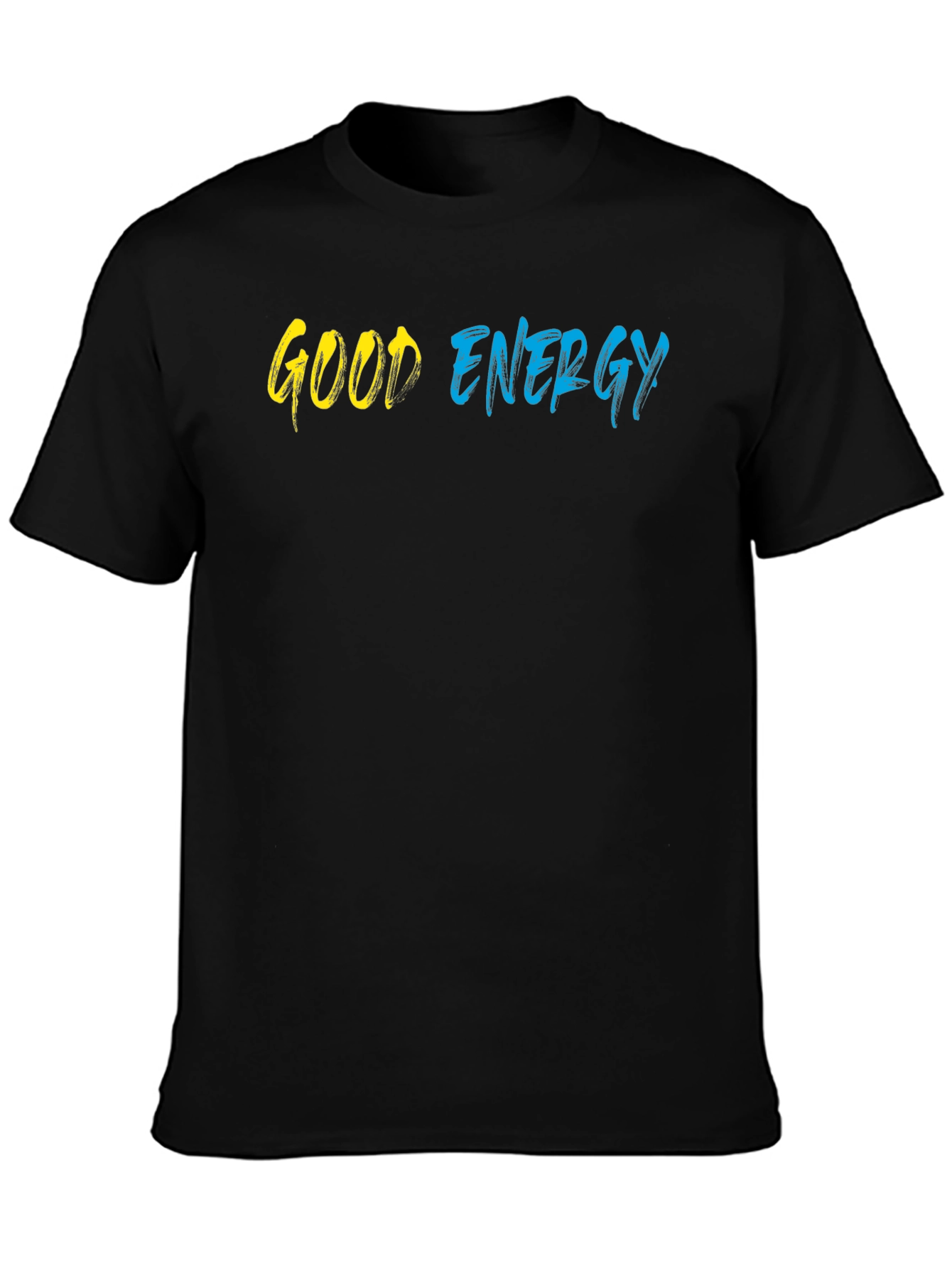 Good Energy Graphic Tee - Stylish Black T-Shirt