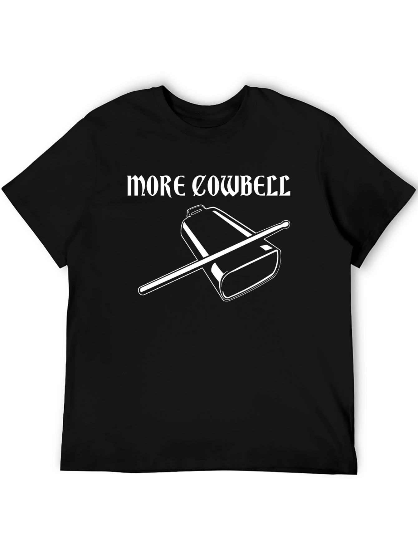 More Cowbell Black T-Shirt