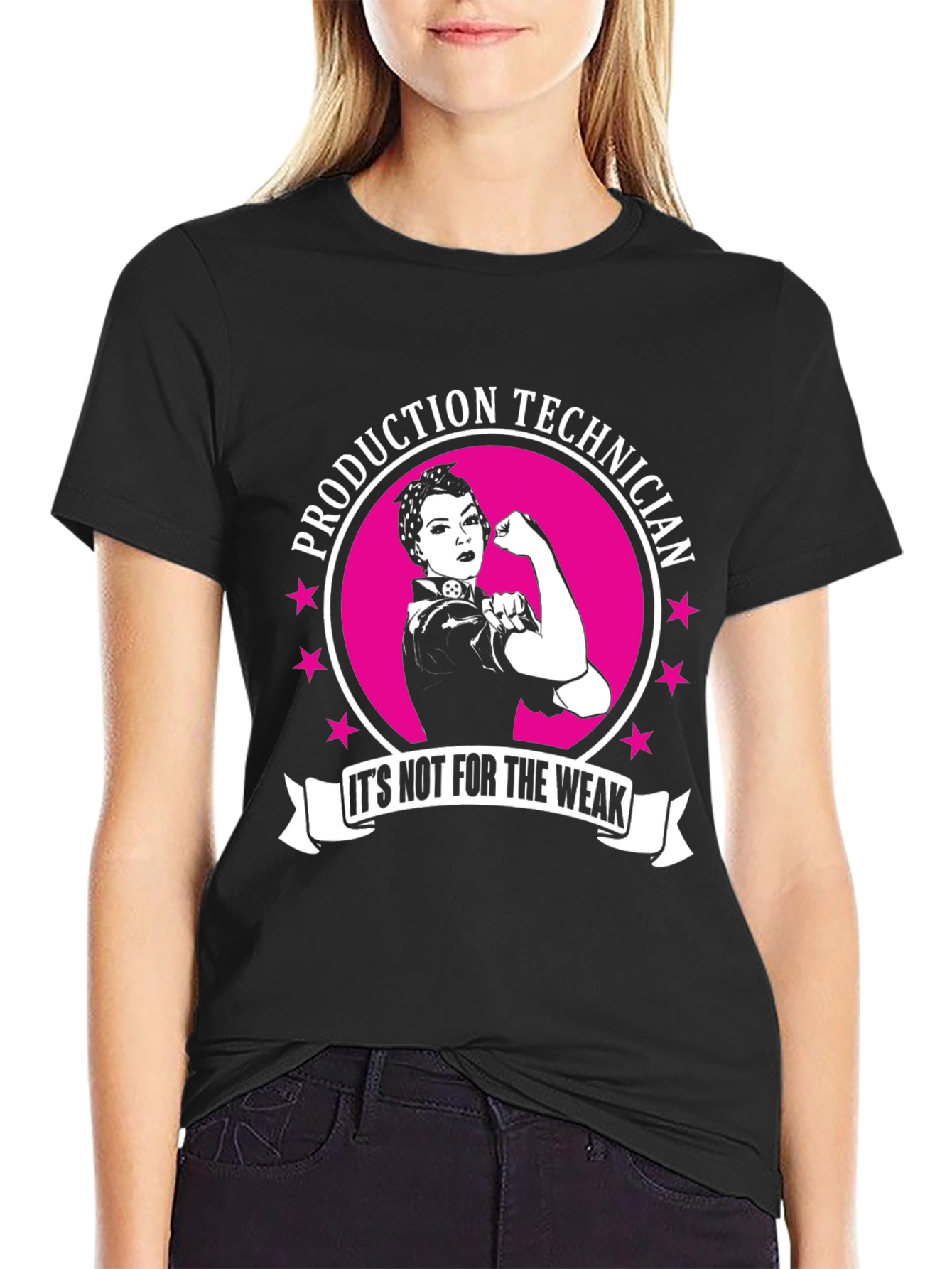 Production Technician Womens Empowerment T-Shirt