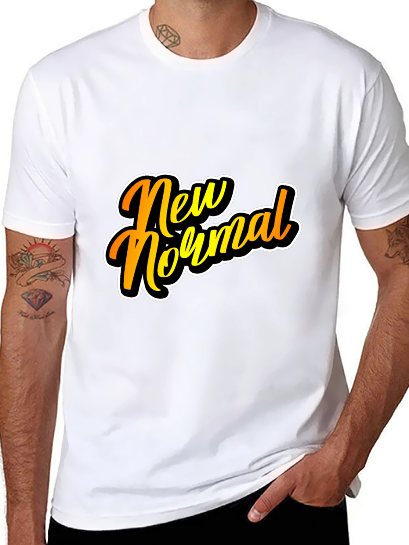 New Normal T-Shirt - Trendy Slogan Tee