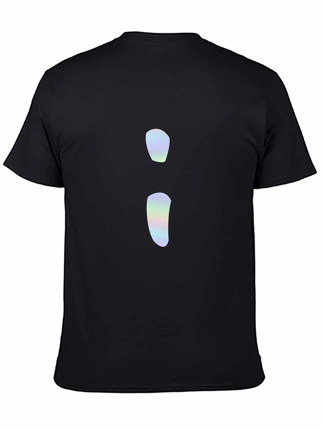 Minimalist Holographic Semicolon T-Shirt