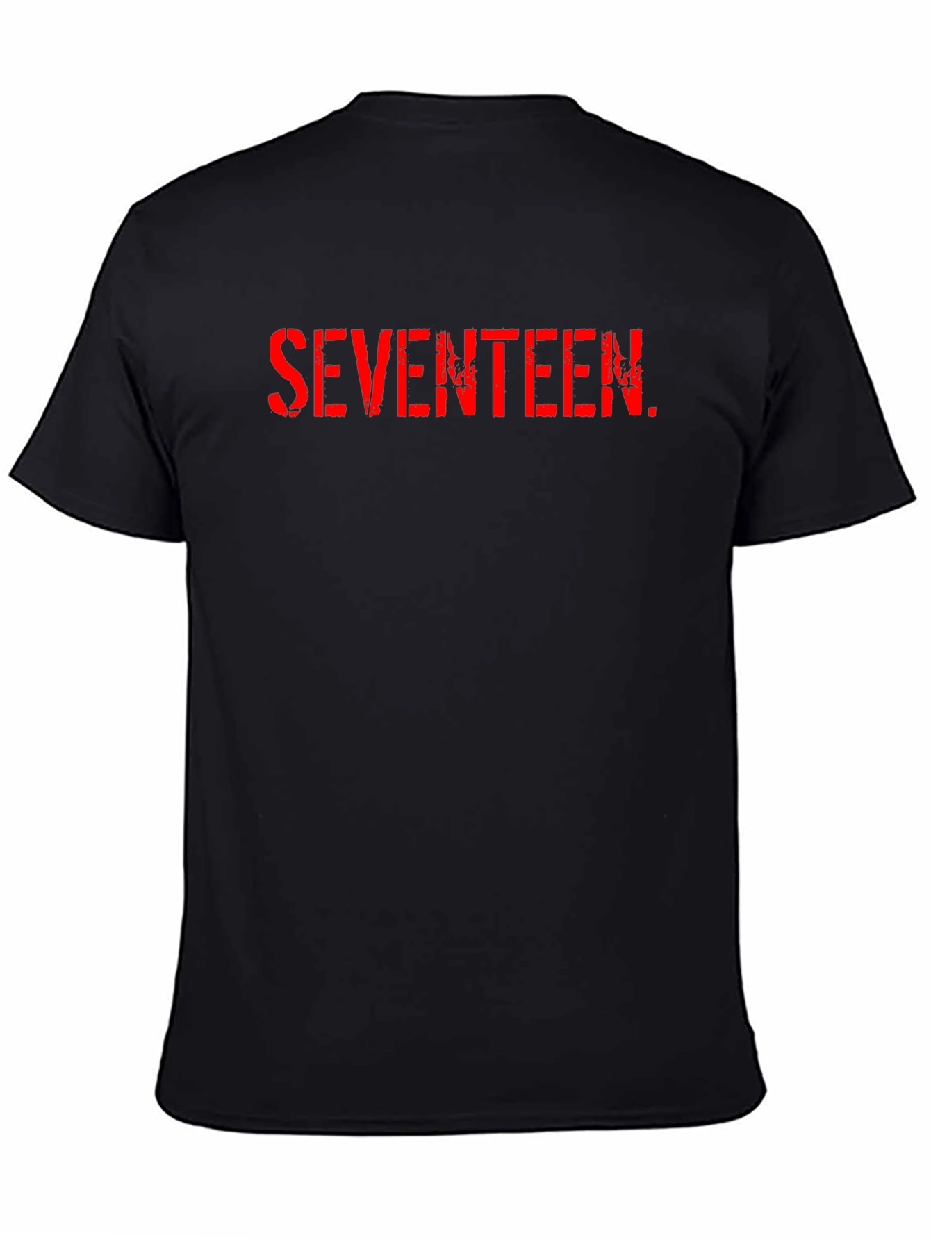 Seventeen Graphic Tee - Classic Crew Neck Cotton T-Shirt