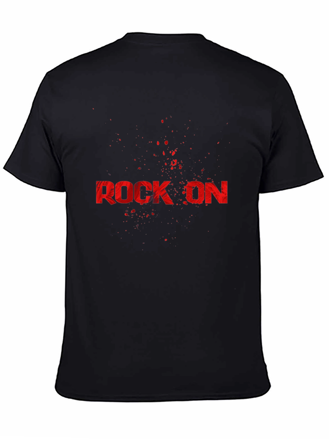 Rock On Graphic Print T-Shirt - Cool Band Tee