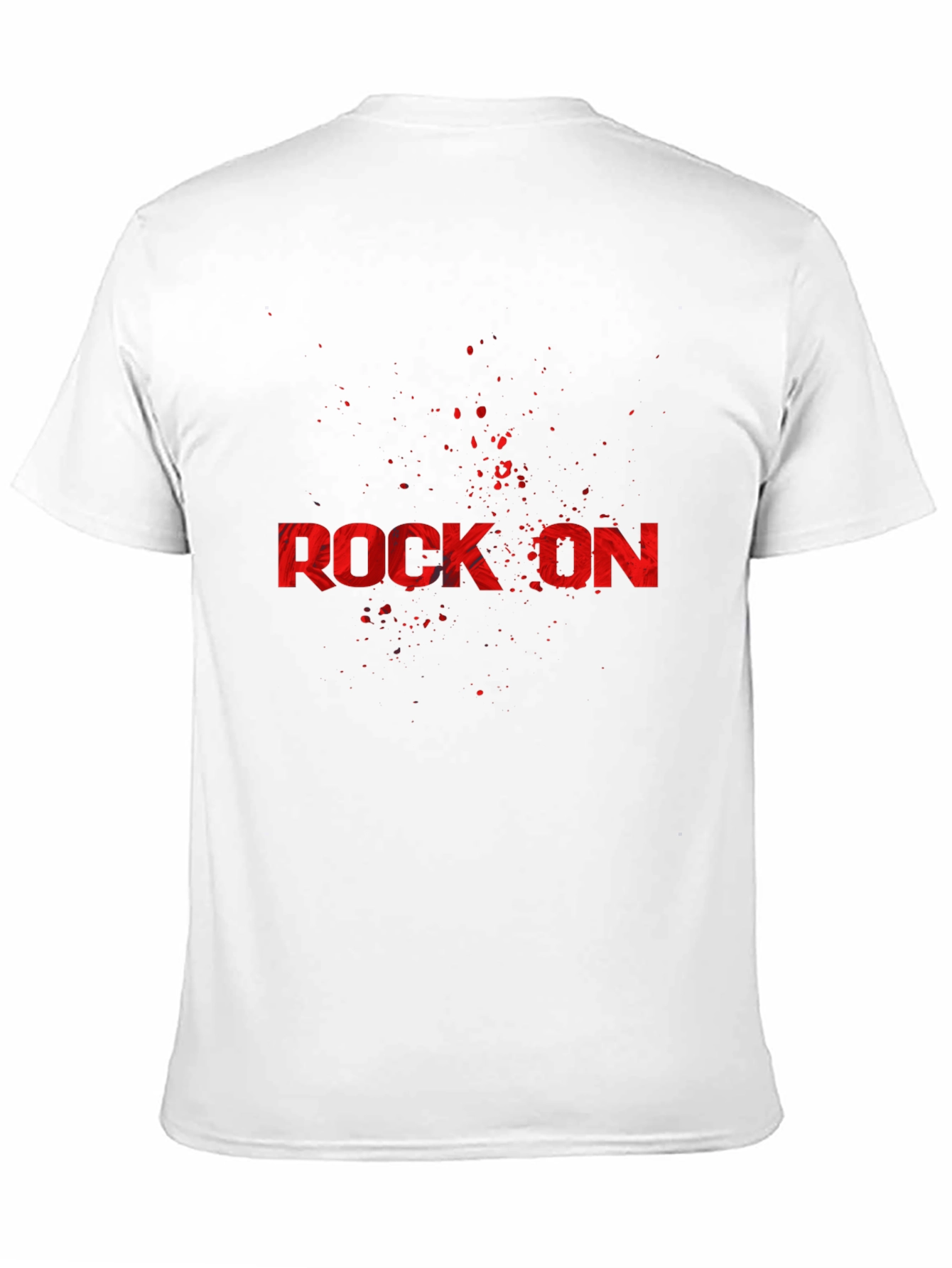 Rock On Graphic Print T-Shirt - Cool Band Tee