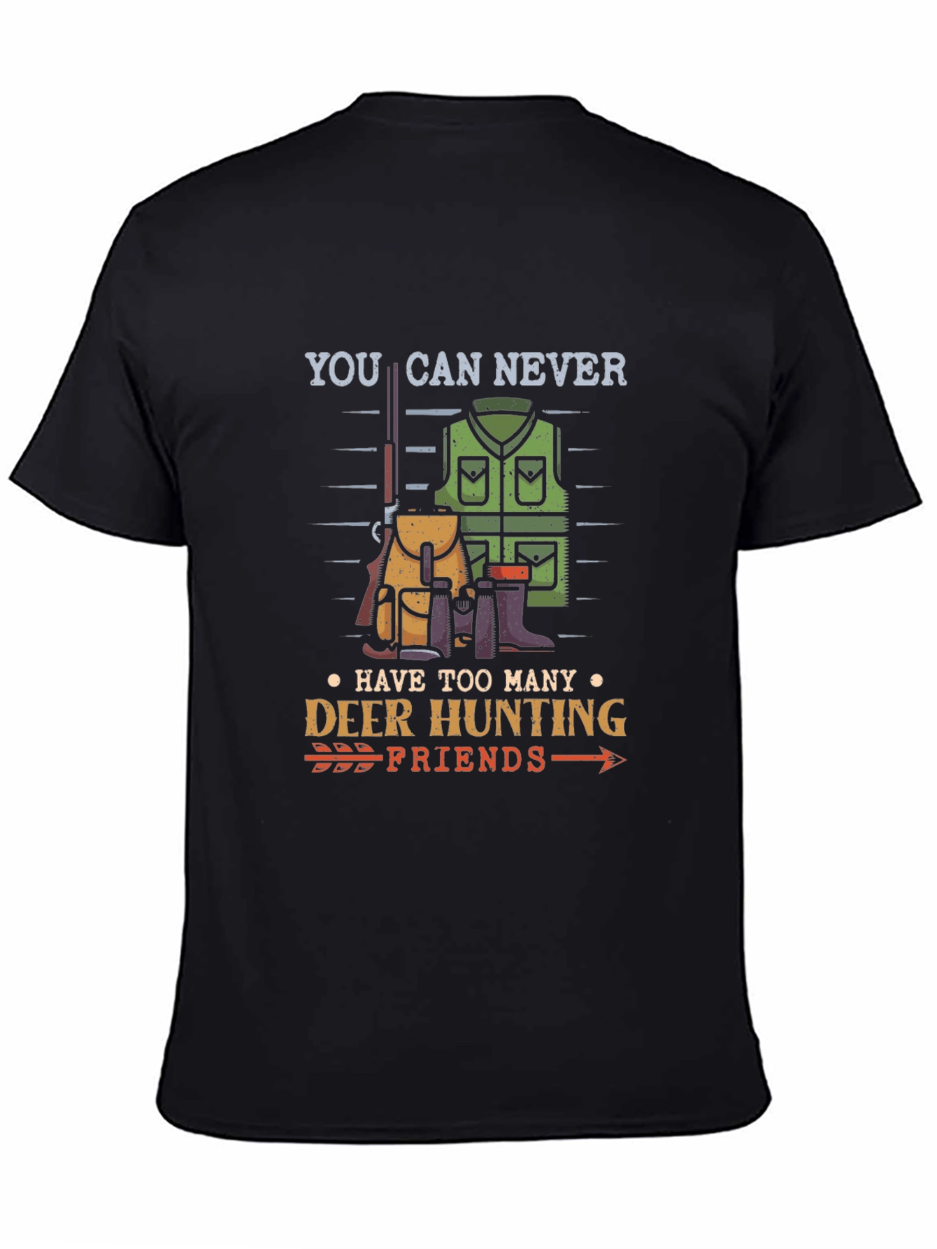 Deer Hunting Friends Graphic T-Shirt