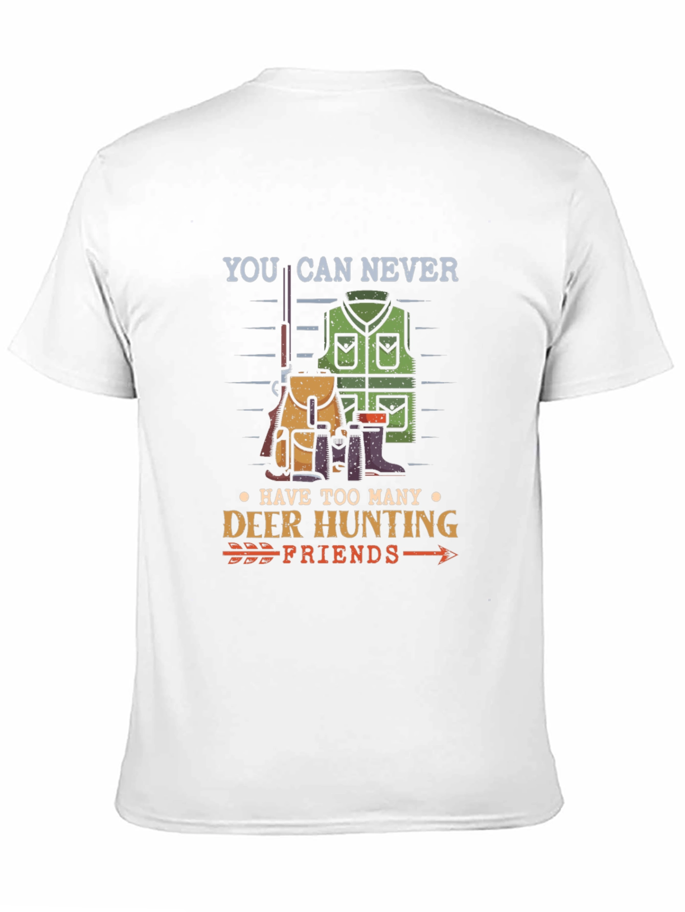 Deer Hunting Friends Graphic T-Shirt