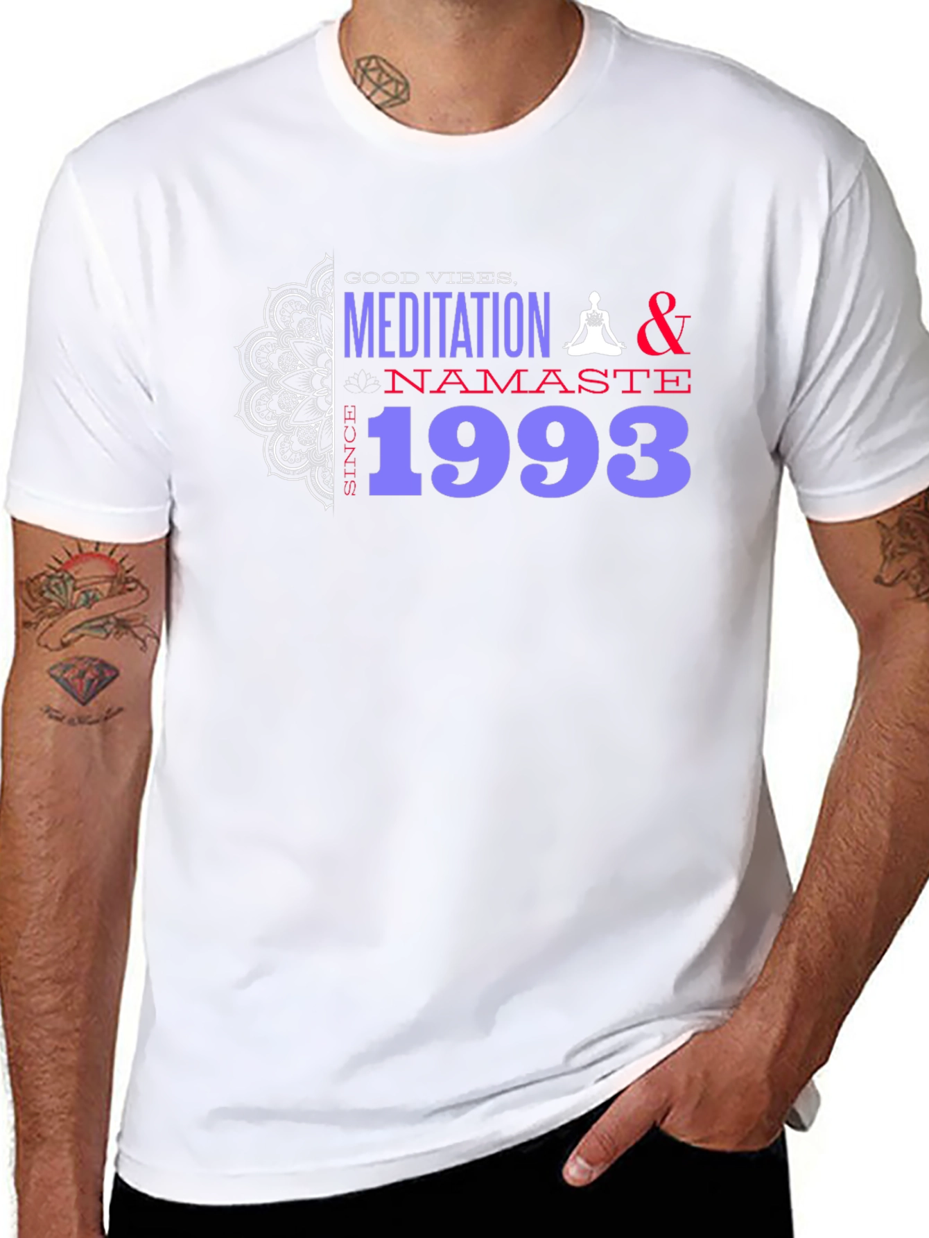 Meditation & Namaste Since 1993 Graphic Tee