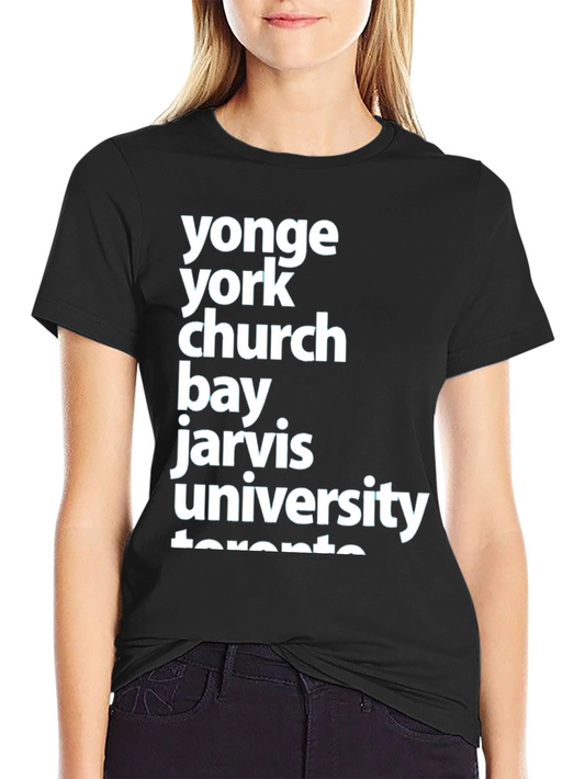 Toronto Streets Graphic Tee - Soft Cotton