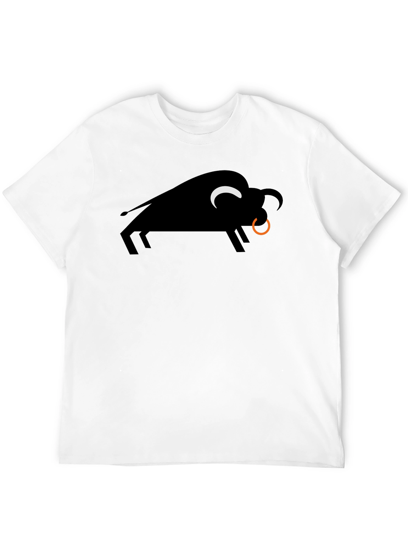 Black Bull Graphic Tee - Stylish Mens T-Shirt