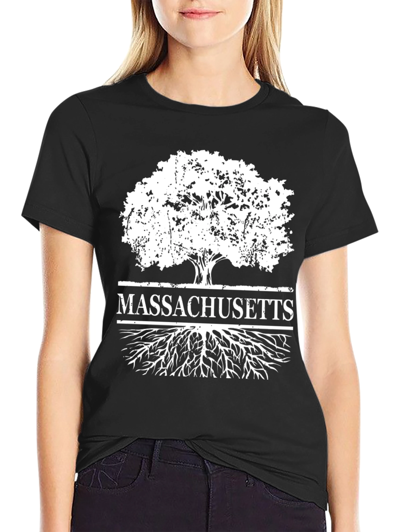 Massachusetts Tree Roots Graphic Tee