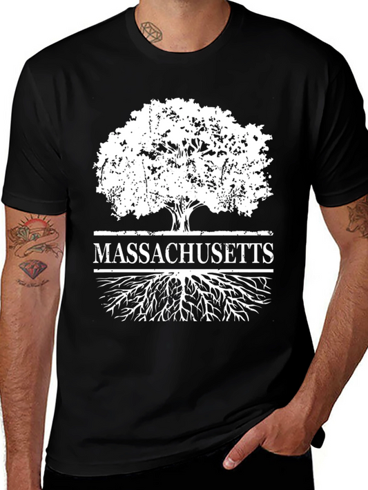 Massachusetts Tree Roots Graphic Tee