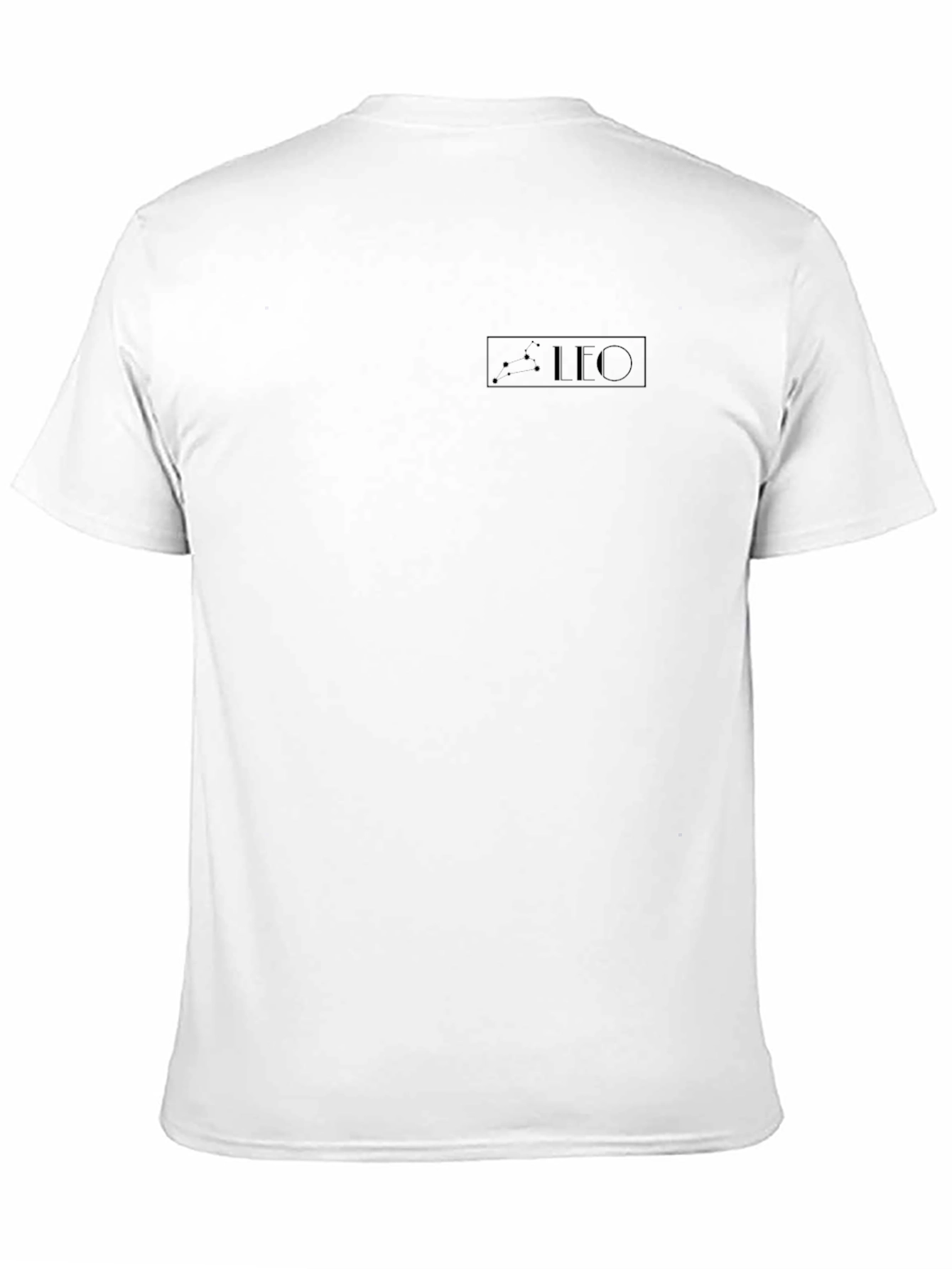Mens Black Leo Zodiac T-Shirt