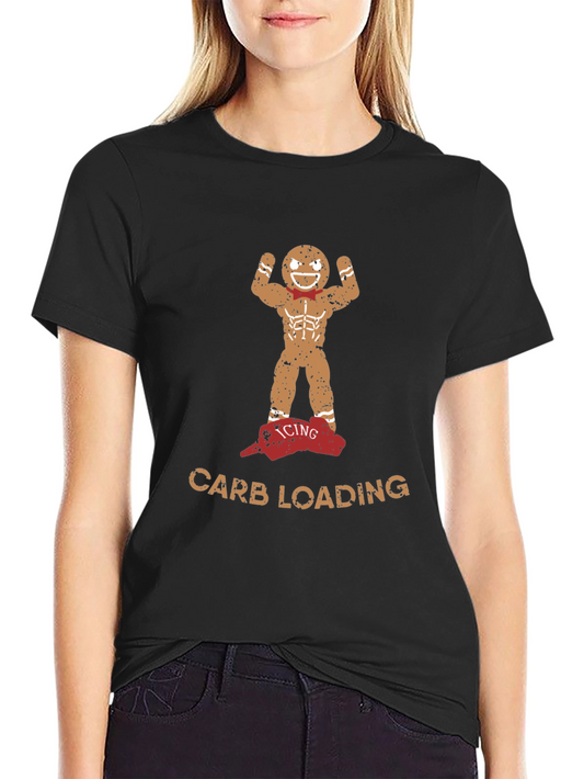 Carb Loading Gingerbread Man Gym T-Shirt