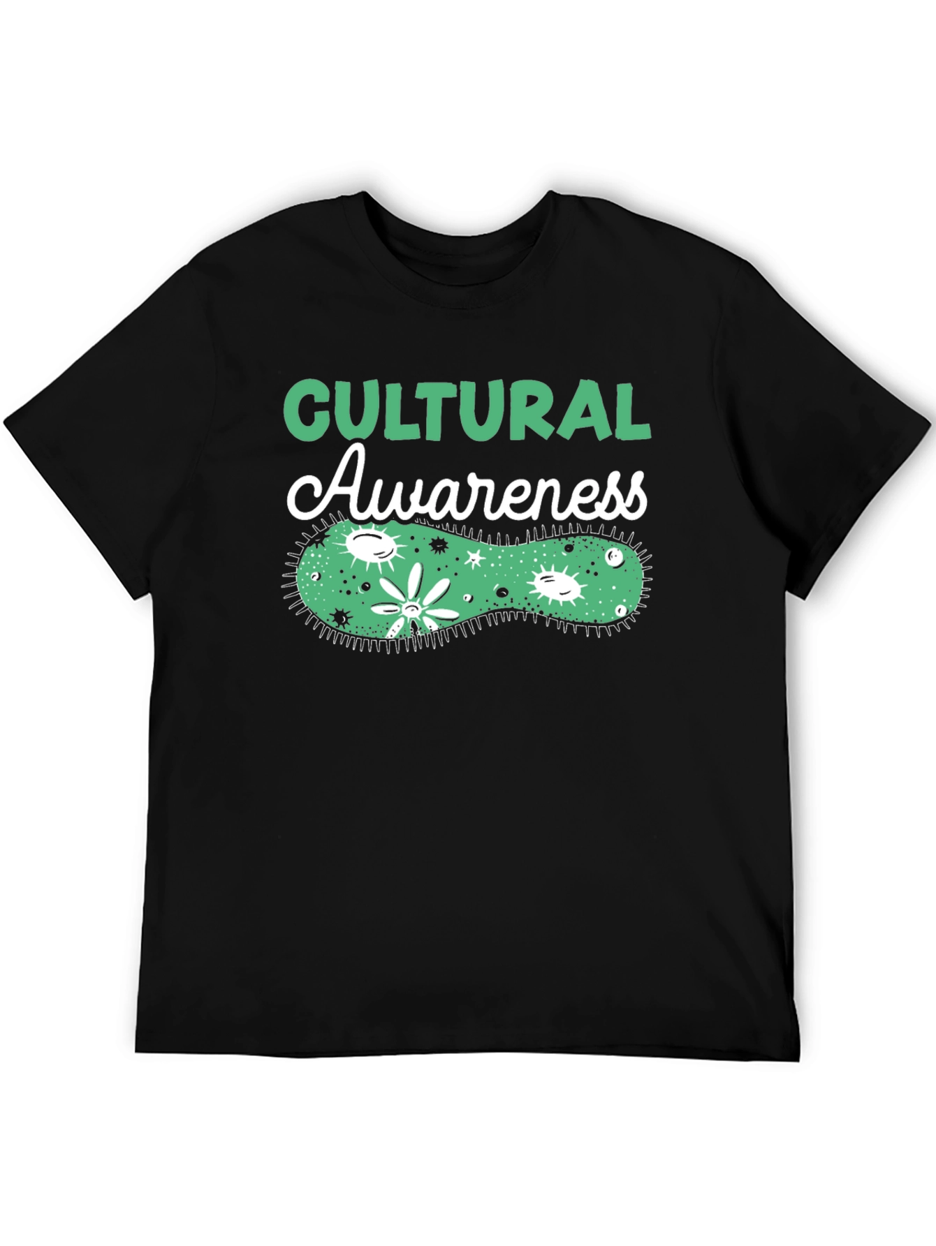 Cultural Awareness Graphic T-Shirt - Unisex Black Tee