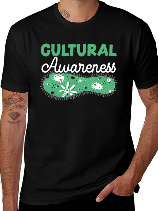 Cultural Awareness Graphic T-Shirt - Unisex Black Tee