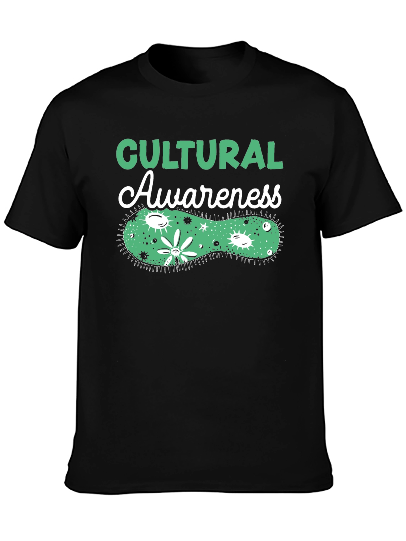 Cultural Awareness Graphic T-Shirt - Unisex Black Tee