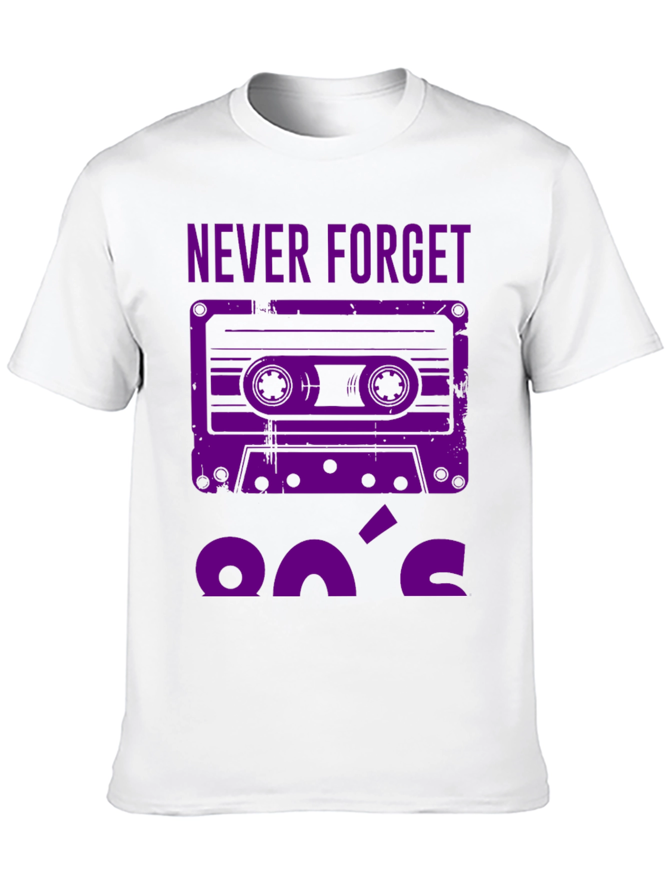Never Forget 90s Cassette Tape Graphic T-Shirt