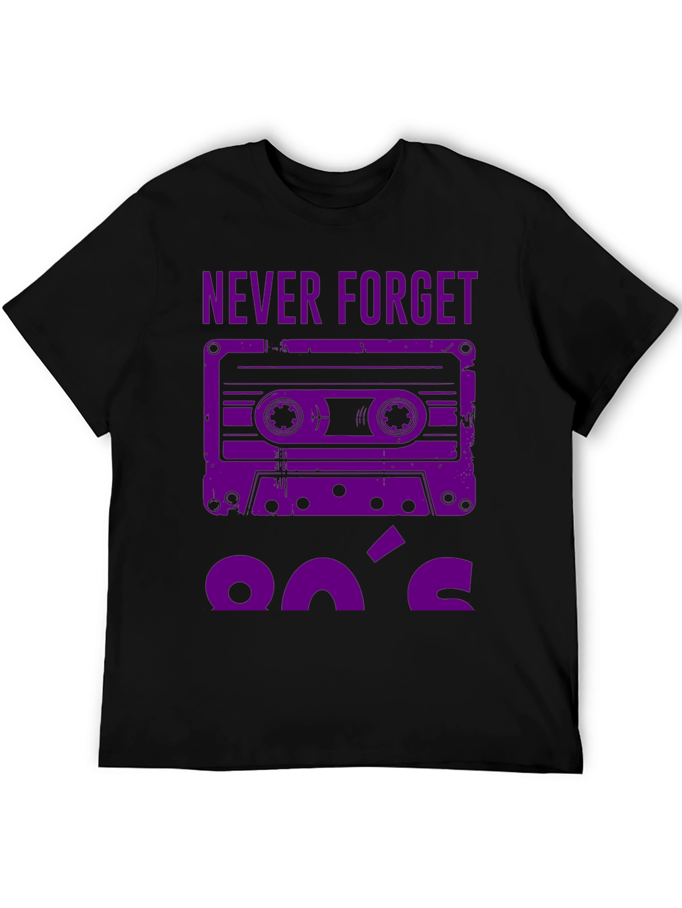 Never Forget 90s Cassette Tape Graphic T-Shirt