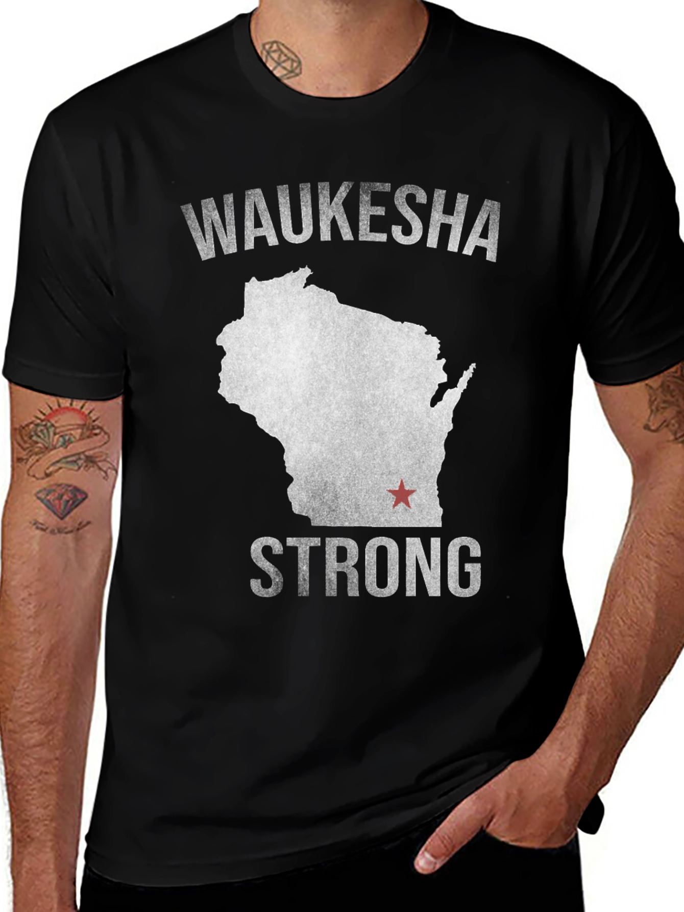 Waukesha Strong T-Shirt: Wisconsin State Pride Tee