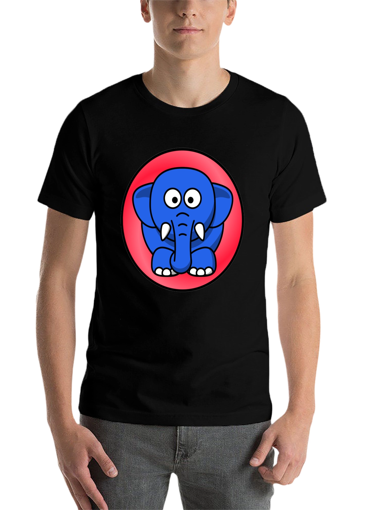 Cute Cartoon Elephant T-Shirt