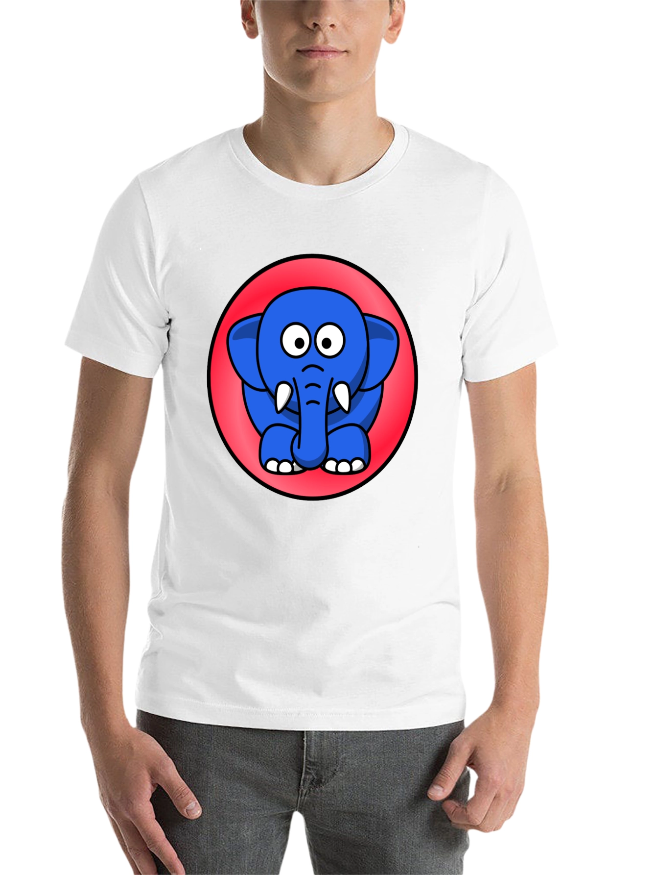 Cute Cartoon Elephant T-Shirt