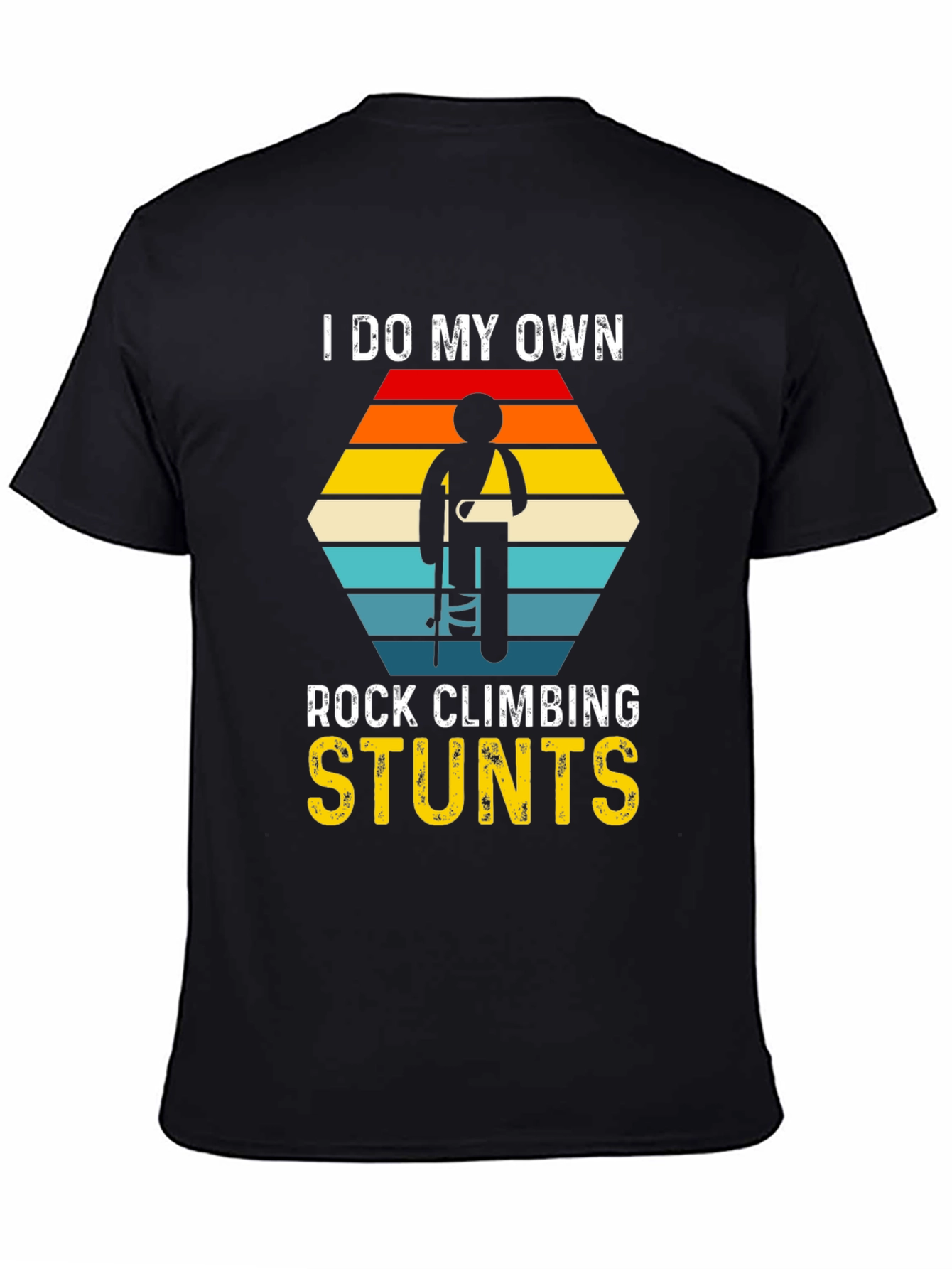 Rock Climbing Stunts Graphic T-Shirt