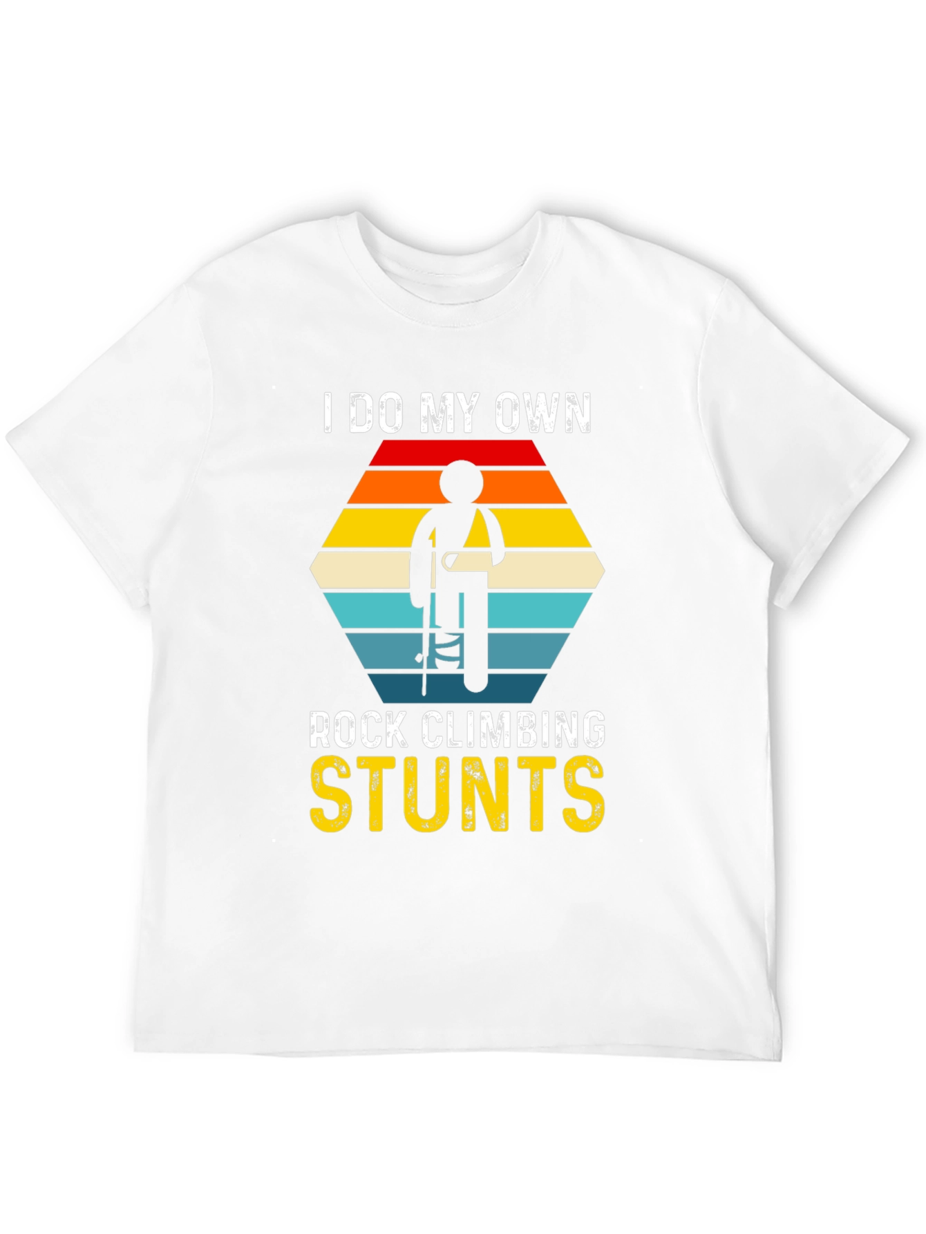 Rock Climbing Stunts Graphic T-Shirt