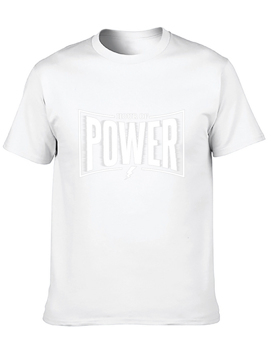Hour of Power Graphic T-Shirt - Black