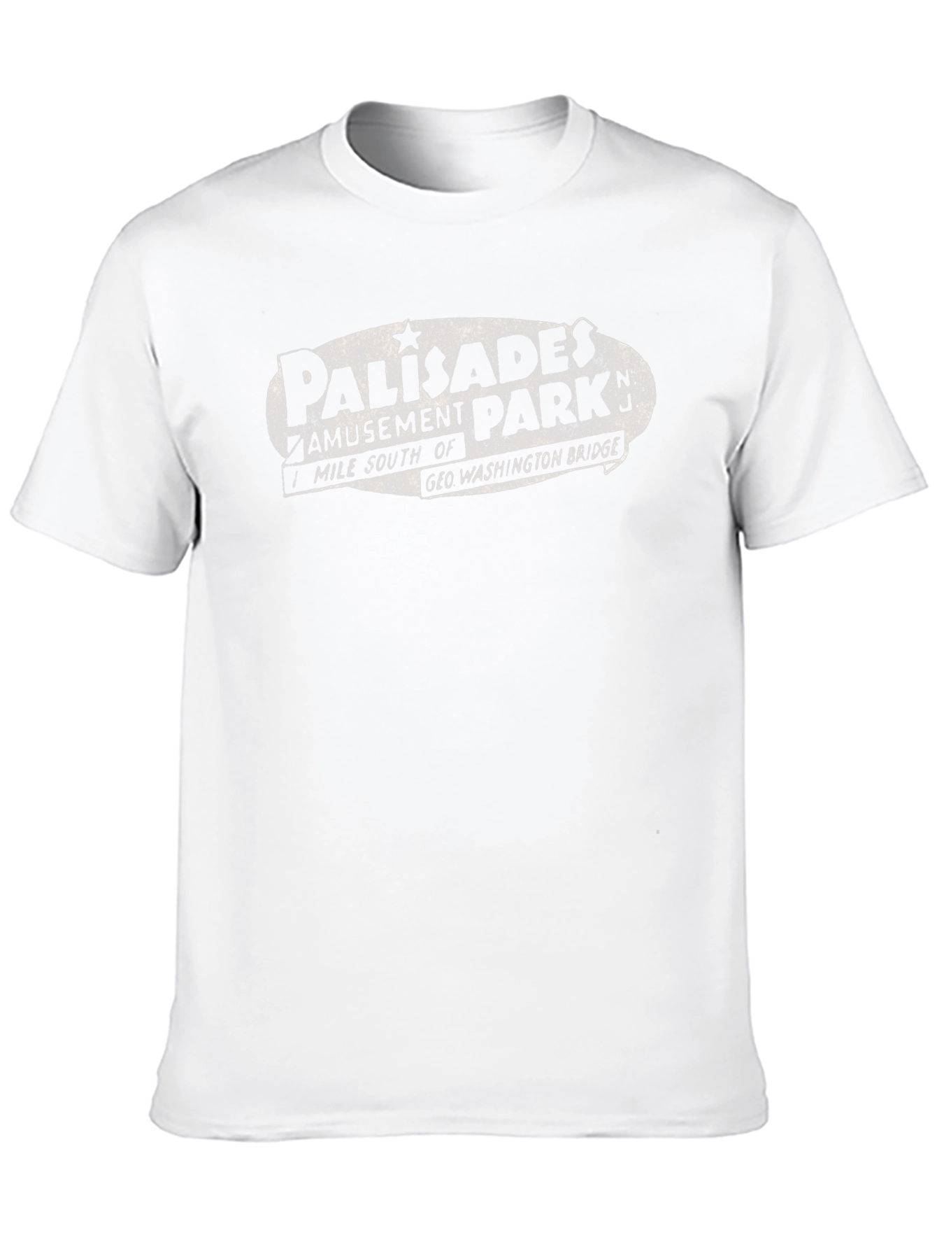 Palisades Amusement Park Black T-Shirt