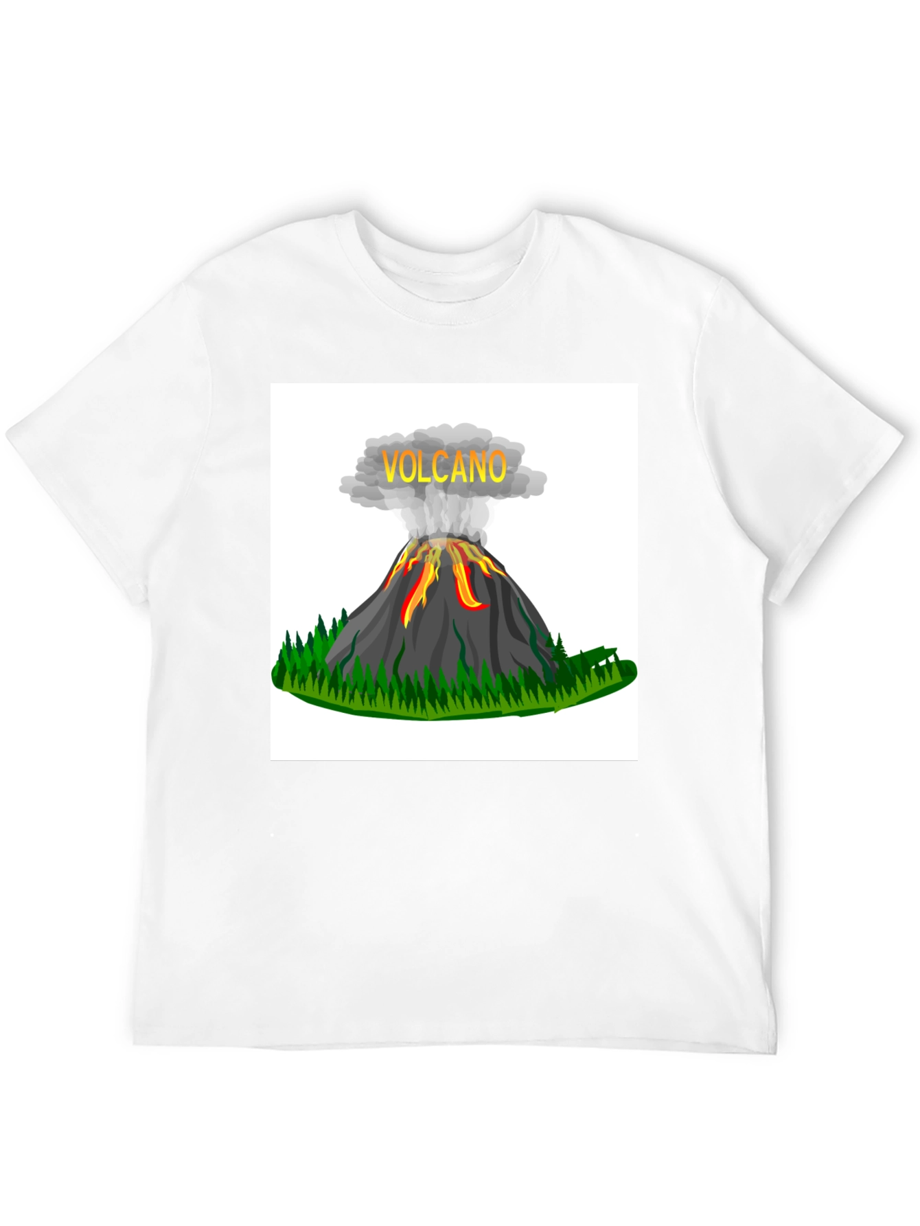 Volcano Graphic Print T-Shirt