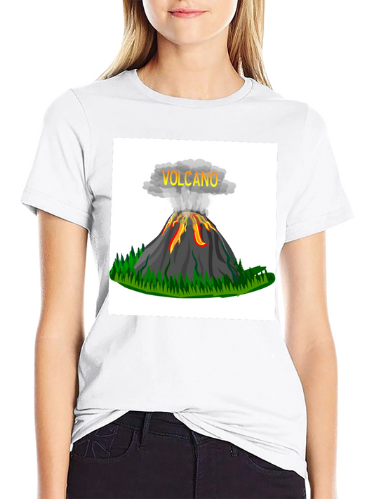 Volcano Graphic Print T-Shirt