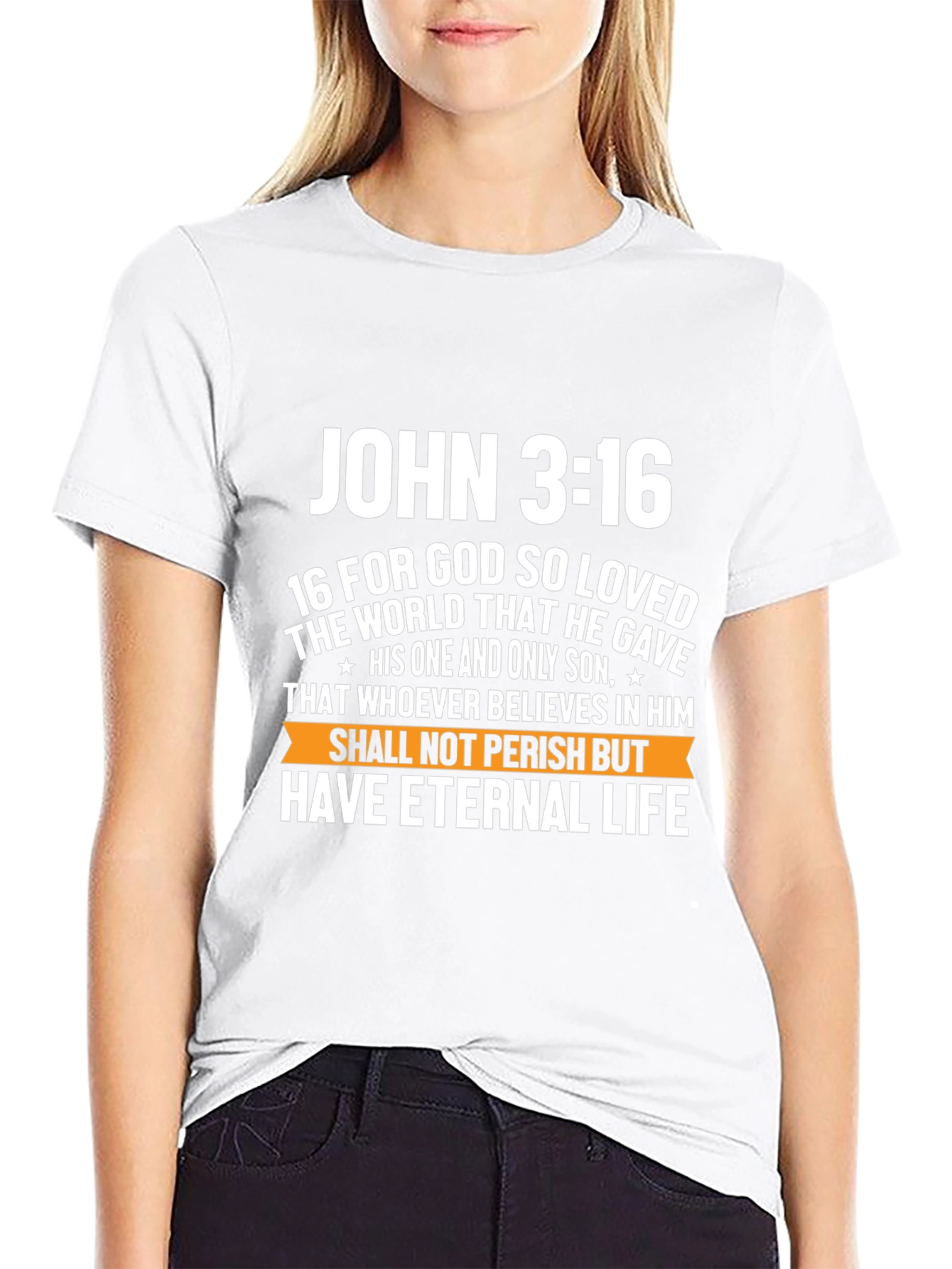 John 3:16 Graphic T-Shirt - Eternal Life Design