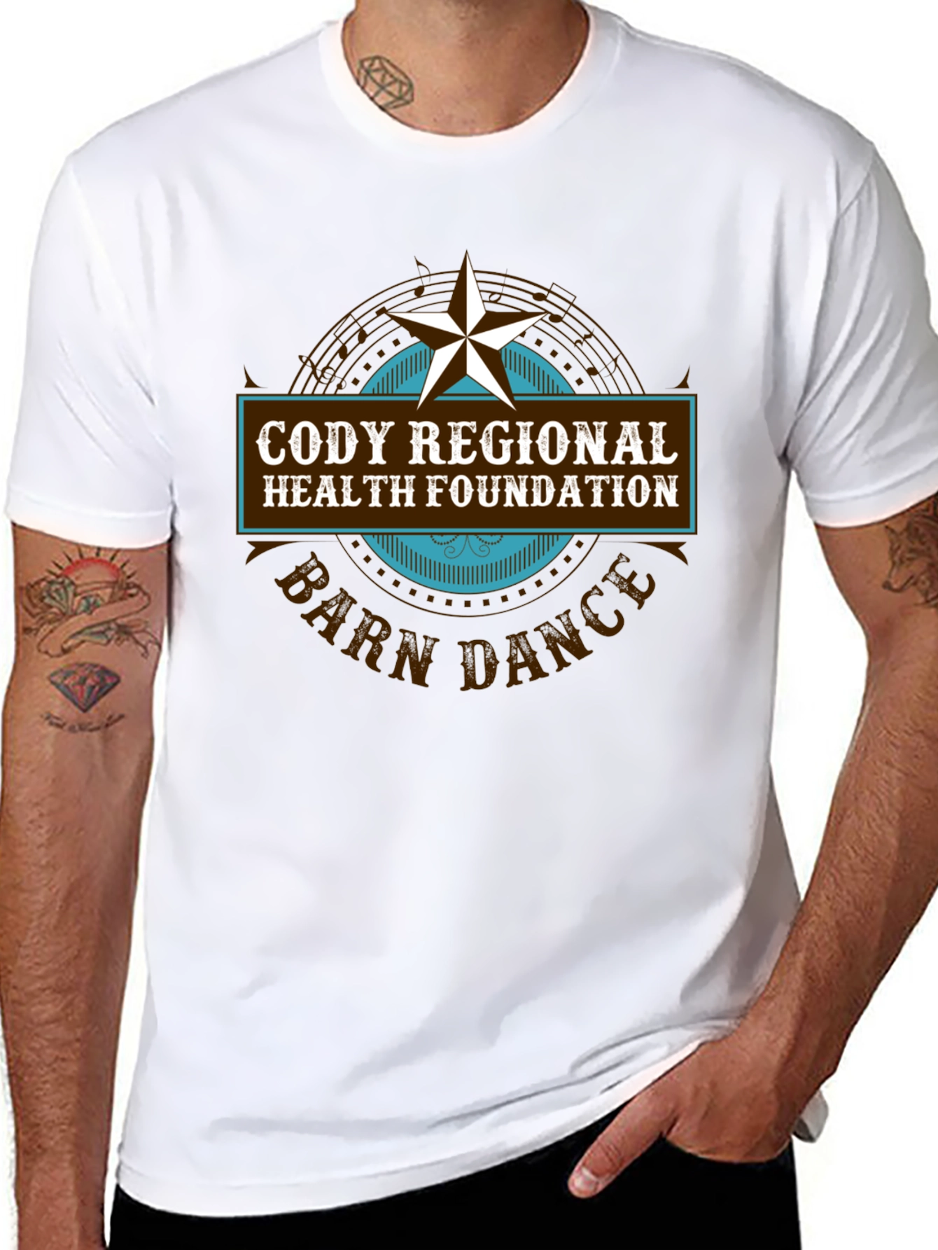 Cody Regional Health Barn Dance Black Tee