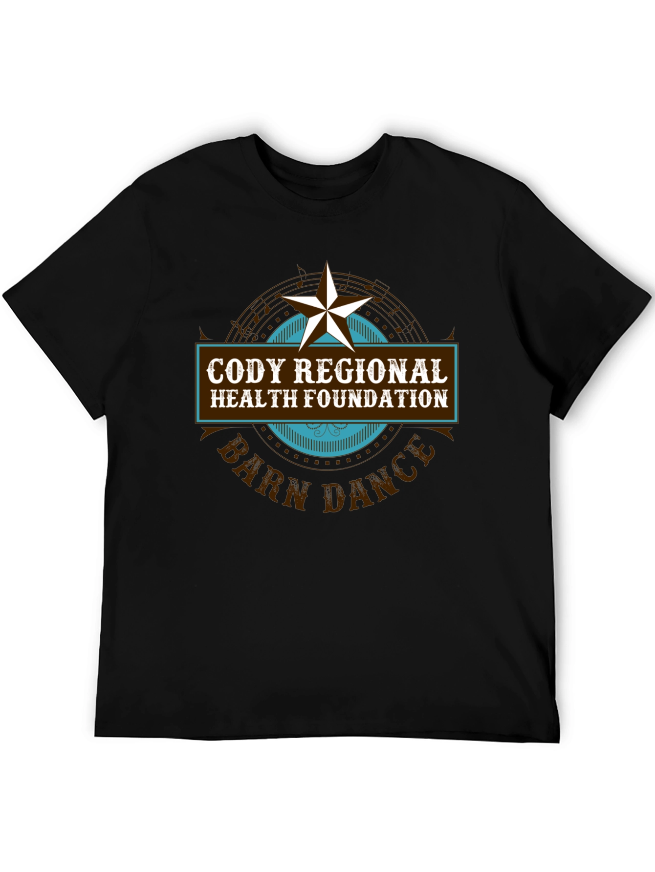 Cody Regional Health Barn Dance Black Tee