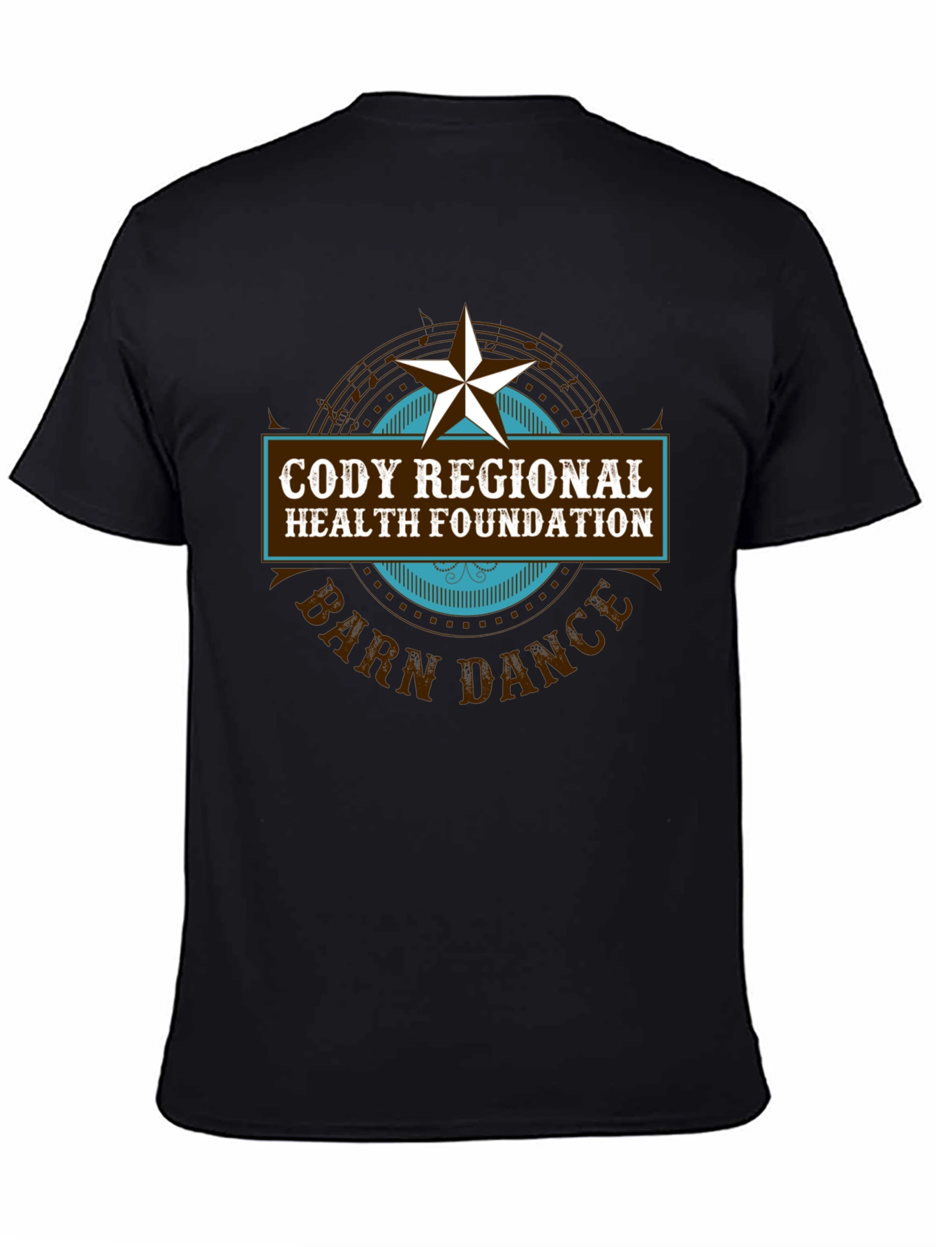 Cody Regional Health Barn Dance Black Tee