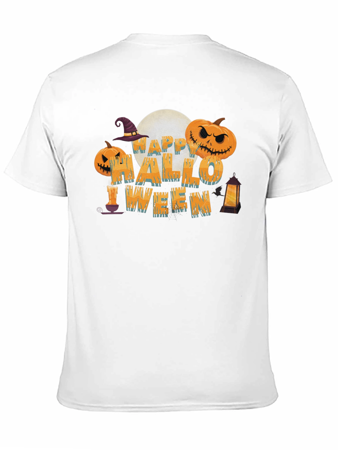 Happy Halloween Graphic Print T-Shirt