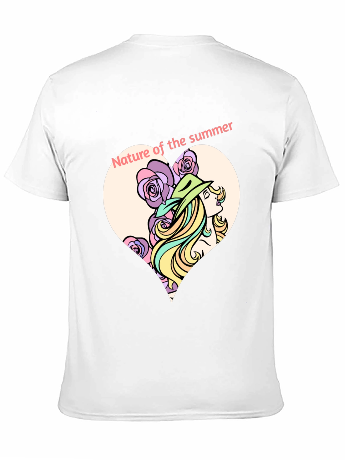 Nature of Summer Graphic T-Shirt - Black
