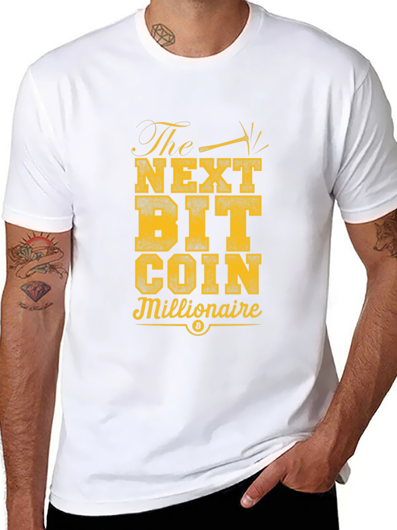The Next Bitcoin Millionaire Black T-Shirt