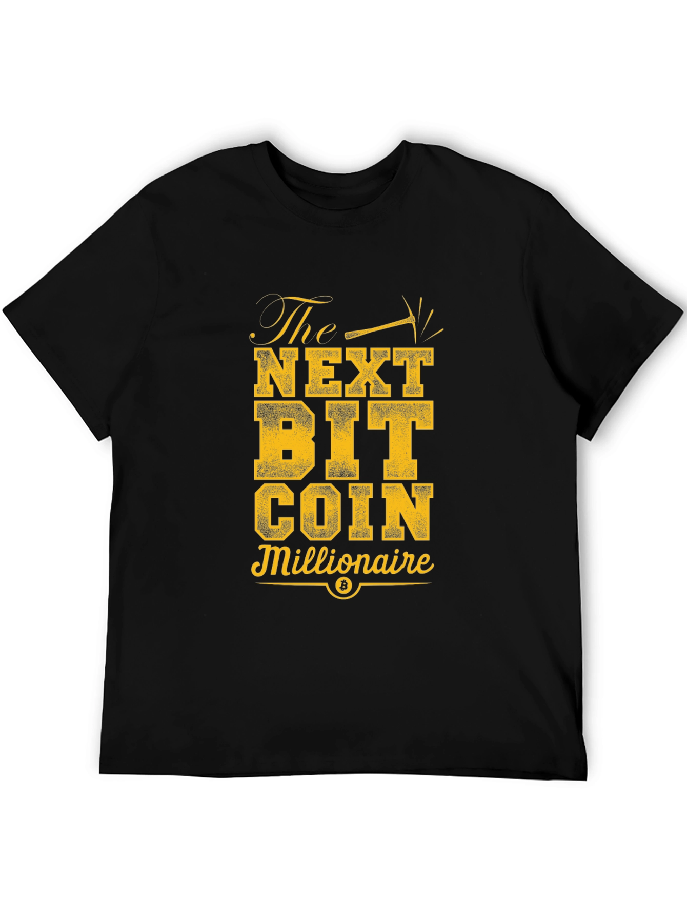 The Next Bitcoin Millionaire Black T-Shirt