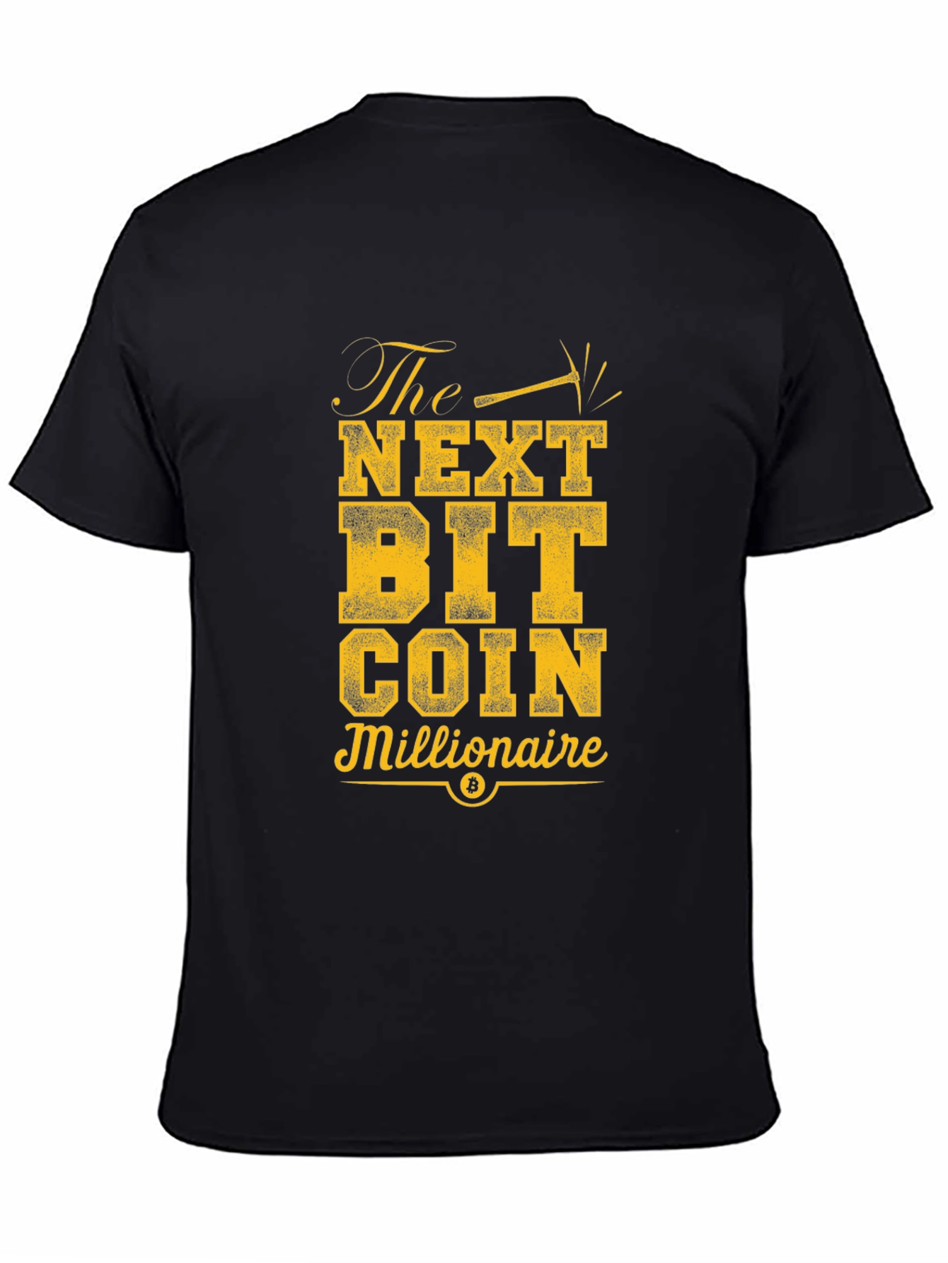 The Next Bitcoin Millionaire Black T-Shirt