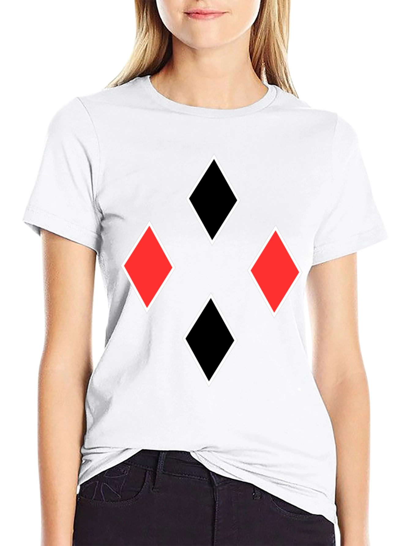 Diamonds Graphic Tee - Black T-Shirt