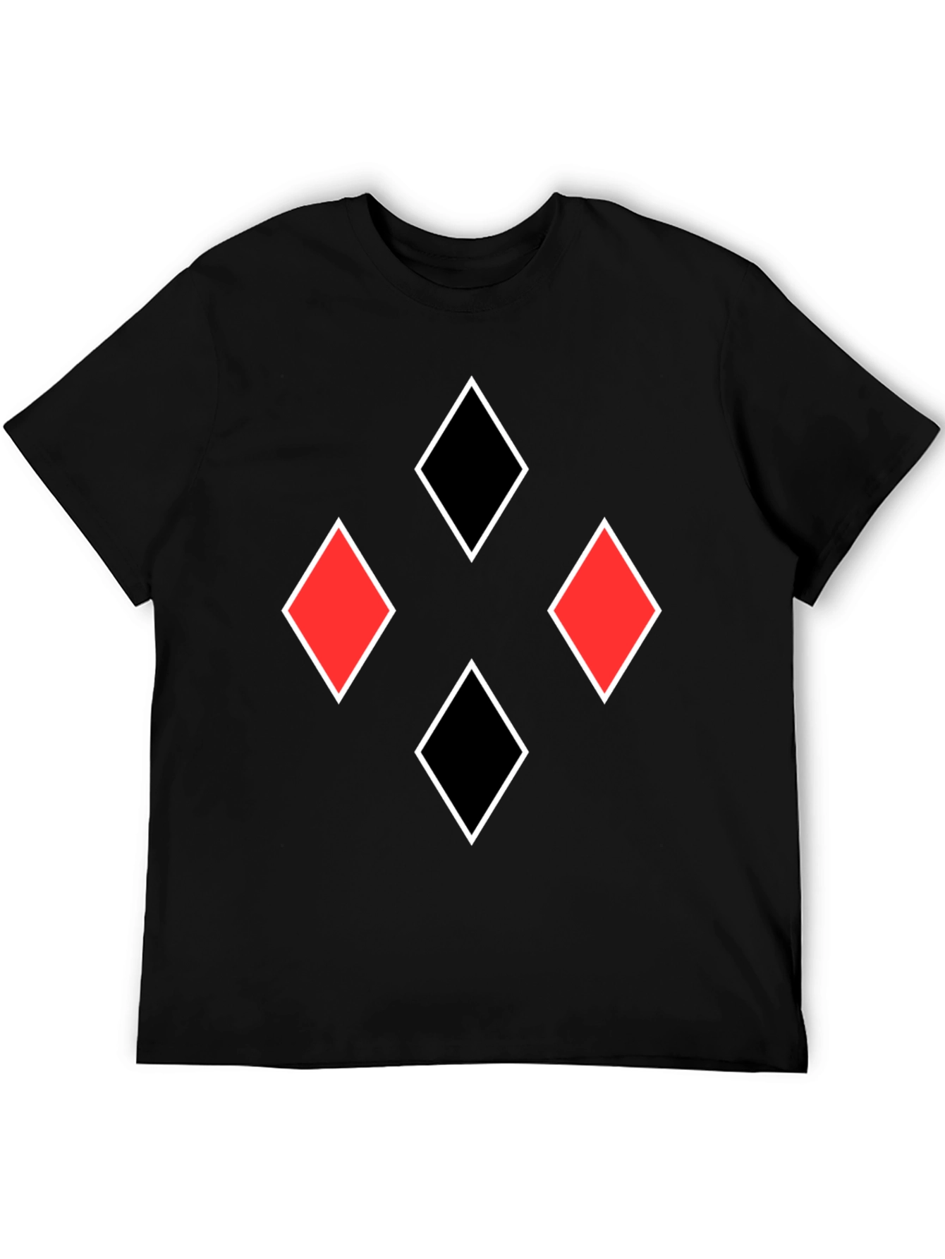 Diamonds Graphic Tee - Black T-Shirt