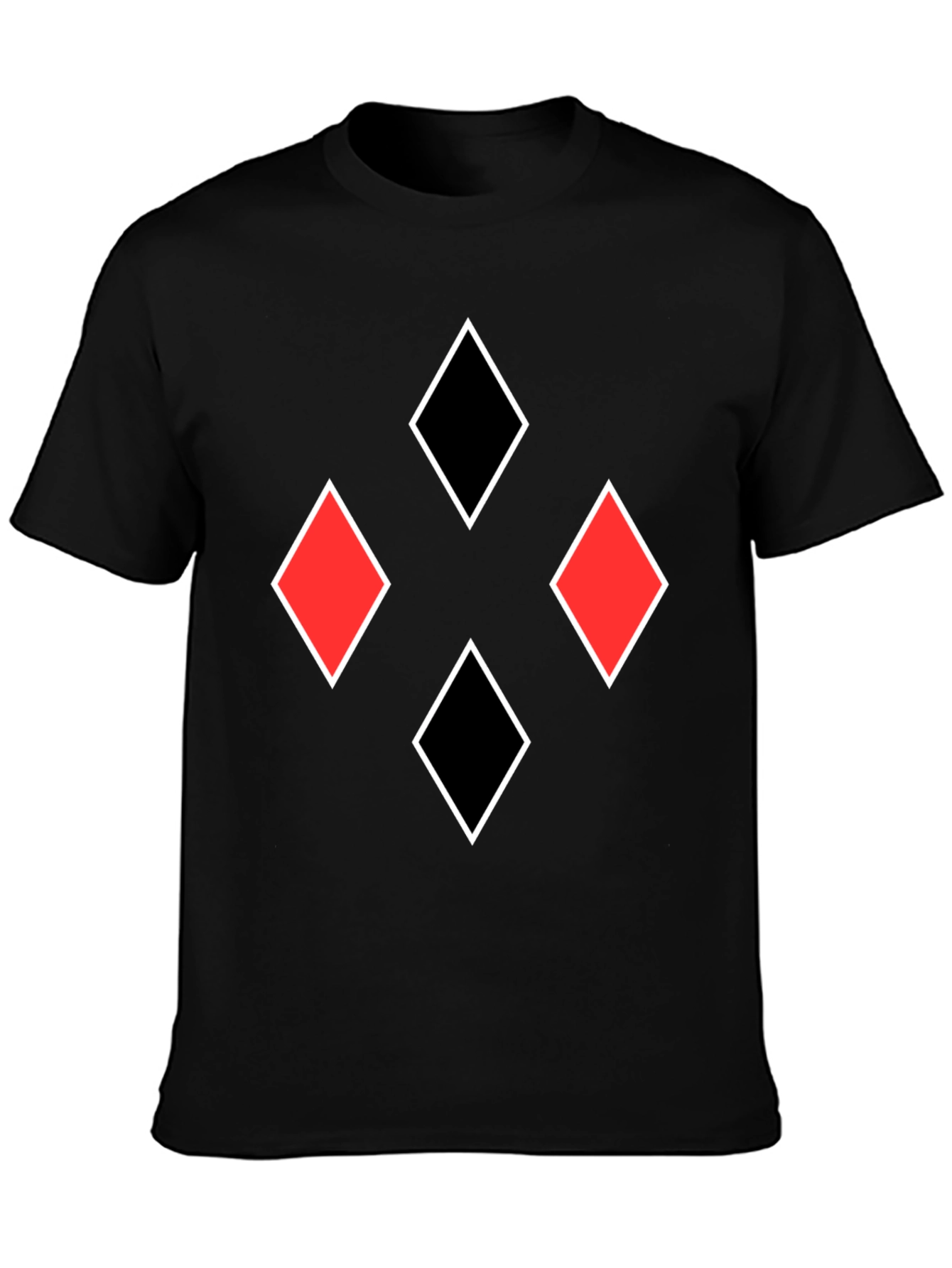 Diamonds Graphic Tee - Black T-Shirt