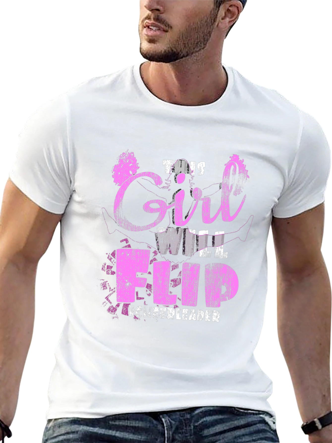 This Girl Will Flip Cheerleader T-Shirt